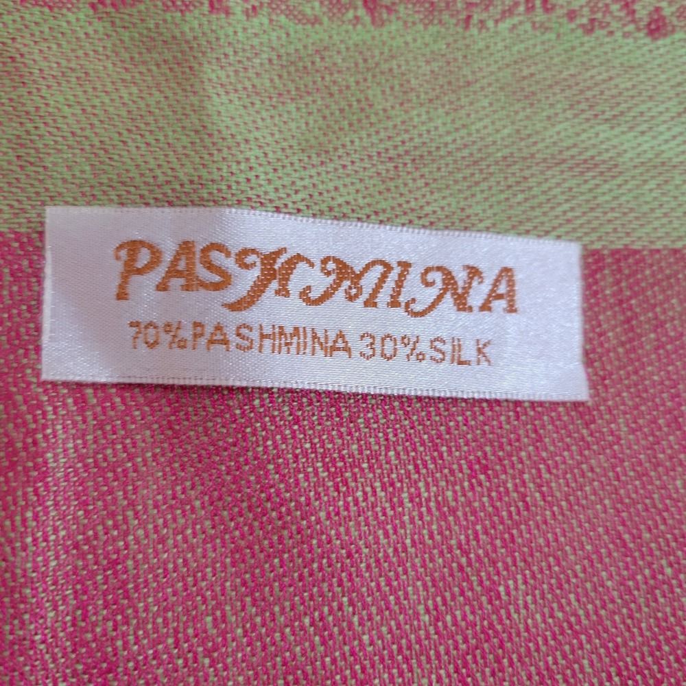 Pashmina Wrap Shawl Scarf Silk Paisley Size 66" x 27" Jacquard Women's 1044 - Picture 4 of 4